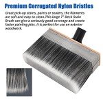 Heavy-Duty 7-Inch Deck Stain Brush Applicator