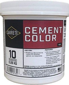 Red Sakrete Cement Color - 10 Ounce