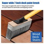 Heavy-Duty 7-Inch Deck Stain Brush Applicator