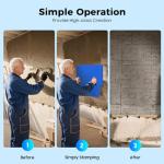 4-Pack Concrete Stamps for Pathways and Walls
