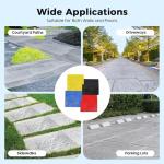 4-Pack Concrete Stamps for Pathways and Walls