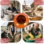 Portable 5.0 Cu Ft Electric Cement Mixer