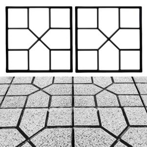 High-Quality Concrete Pathway Stamp Set - 2 Pack