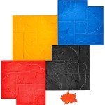 VEVOR 24"x24" Slate Concrete Stamps Mats Set