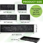 BETONEX 5-Piece ABS Concrete Molds Set