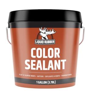 Liquid Rubber Waterproof Sealant - Medium Brown, 1 Gallon