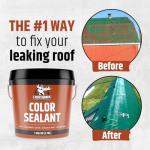 Liquid Rubber Waterproof Sealant - Medium Brown, 1 Gallon