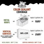 Liquid Rubber Waterproof Sealant - Medium Brown, 1 Gallon