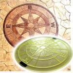Flexi Concrete Stamp Mat "Compass Mini" with Handles