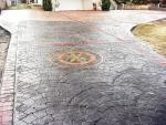 Flexi Concrete Stamp Mat "Compass Mini" with Handles