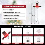 Powerful 2300W Handheld Electric Concrete Mixer