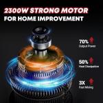 Powerful 2300W Handheld Electric Concrete Mixer