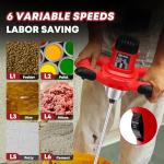 Powerful 2300W Handheld Electric Concrete Mixer