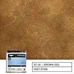 Brown Fast Stain for Interior Concrete Concentrate