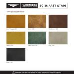 Brown Fast Stain for Interior Concrete Concentrate