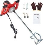 Portable 2300W Electric Concrete Mixer with 6 Speeds