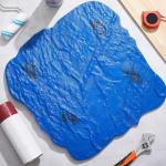 Gisafai Slate Texture Concrete Stamp Mat 18" x 18