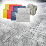 Set of 5 Decorative Concrete Ashlar Slate Stamps