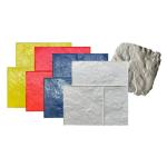 Set of 5 Decorative Concrete Ashlar Slate Stamps