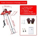 Portable 2300W Electric Concrete Mixer with 6 Speeds