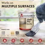 Americrete Black Semi-Opaque Concrete Stain - 1 Gallon