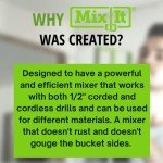 Versatile Mud Mixer for Paint and Epoxy
