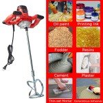 Portable 2300W Electric Concrete Mixer with 6 Speeds