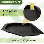 6 Pack Flagstone ABS Cement Molds for Paving