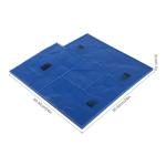 4PCS Concrete Texture Stamp Mats, 24"x24" Slate Seamless Texture Polyurethan Stamp Mat, Concrete Cement Stamping Wall Floor Concrete Stamps Mats Kit for Concrete Imprinting on Walls/Floors