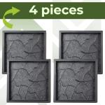 4-Piece Cobblestone Concrete Paving Molds Set
