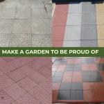 Concrete Cobblestone Paving Molds Set - 4pcs