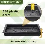4-Piece Cobblestone Concrete Paving Molds Set