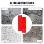 Jiabailie Concrete Molds Stamps,Seamless Stamp Cement Texture Stone Slate Mat Wall Mold,16 x 8 in Cobble Stone Floppy Imprint Texture Decorative Concrete Cement Stamp Mat Mold for Texturing Skin Slate