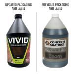 CC Concrete Coatings Vivid Acid Stain for Concrete | Ebony | 1-Gallon