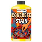 GOODTAKE Liquid Concrete Cement Dye (3.5 oz) – Concentrated Cement Color Pigment for Concrete Mix, Mortar, Gypsum, Grout Dye & Stain Colors (Yellow, 3.5 oz)