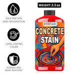 GOODTAKE Liquid Concrete Cement Dye (3.5 oz) – Concentrated Cement Color Pigment for Concrete Mix, Mortar, Gypsum, Grout Dye & Stain Colors (Yellow, 3.5 oz)