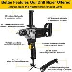 Heavy Duty 10-Amp Drill Mixer Set