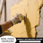 GOODTAKE Liquid Concrete Cement Dye (3.5 oz) – Concentrated Cement Color Pigment for Concrete Mix, Mortar, Gypsum, Grout Dye & Stain Colors (Yellow, 3.5 oz)
