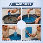 GOODTAKE Liquid Concrete Cement Dye (3.5 oz) – Concentrated Cement Color Pigment for Concrete Mix, Mortar, Gypsum, Grout Dye & Stain Colors (Yellow, 3.5 oz)
