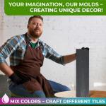 DIY Concrete Paver Molds - Set of 2