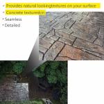 Realistic Concrete Stamps for Decorative Landscaping
