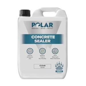 Polar Dust Proof Clear Concrete Sealer - Satin Finish