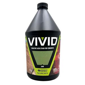 Vivid Jade Acid Stain for Concrete - 1 Gallon