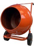 Electric Portable Concrete Mixer - 5 Cubic Feet