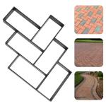 Reusable Concrete Paver Mold for DIY Pathways
