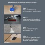 Epoxy Acrylic Concrete Floor Paint - Silver Gray