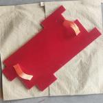 Oval Slate Texture Concrete Stamp Mat 29x15.7 in