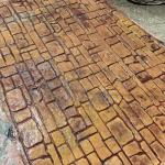 Oval Slate Texture Concrete Stamp Mat 29x15.7 in