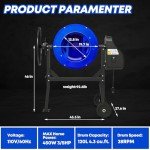 4.3 Cu.Ft. Electric Cement Mixer with Stand