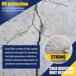 Quick-Drying Concrete Crack Filler Caulking Glue